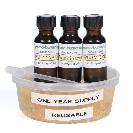 Refill Package 10 Deal (1Crystal, 3 Fragrant Oils)