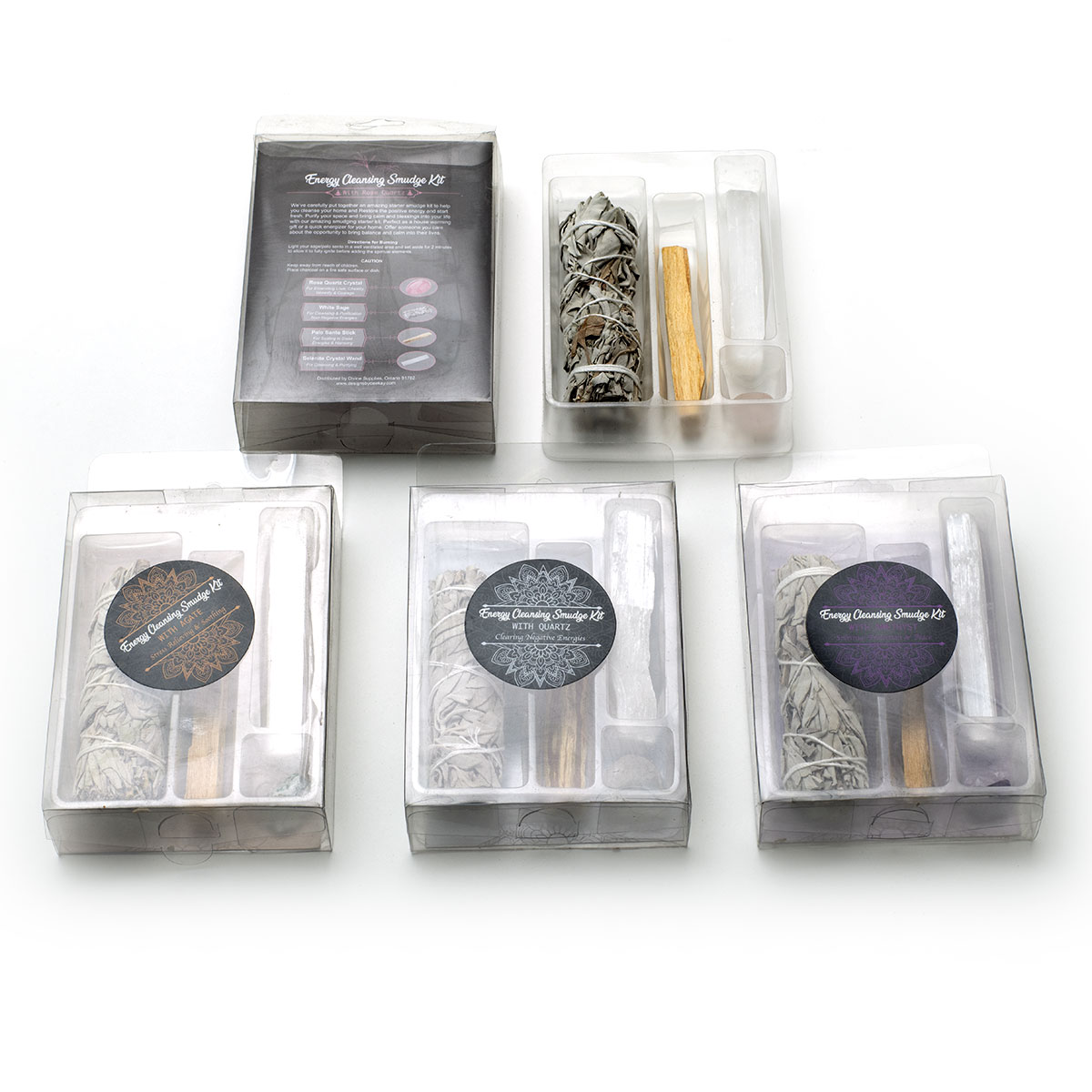 Aroma Burner Energy Cleansing Smudge Kit