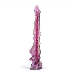 Tall Purple Dragon Incense Burner for Sticks